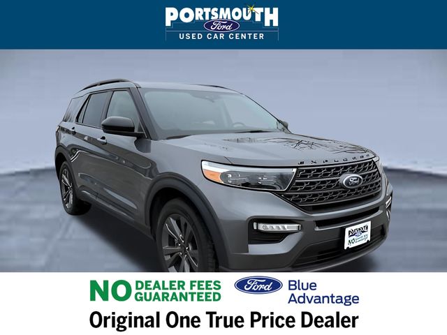 Carbonized Gray Metallic 2022 Ford Explorer XLT AWD SUV / Crossover All-Wheel Drive Automatic