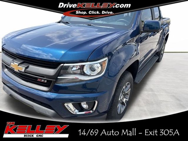 Pacific Blue Metallic 2019 Chevrolet Colorado Pickup Truck Four-Wheel Drive 8-Speed Automatic