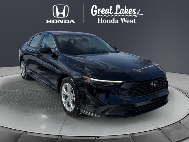 Crystal Black Pearl 2023 Honda Accord LX FWD Sedan Front-Wheel Drive Continuously Variable Transmission