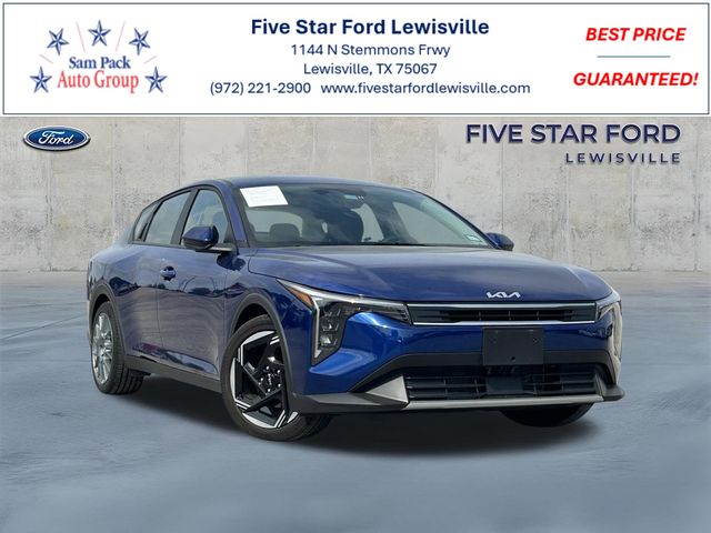 Deep Sea Blue 2025 Kia K4 EX FWD Sedan Front-Wheel Drive Continuously Variable Transmission