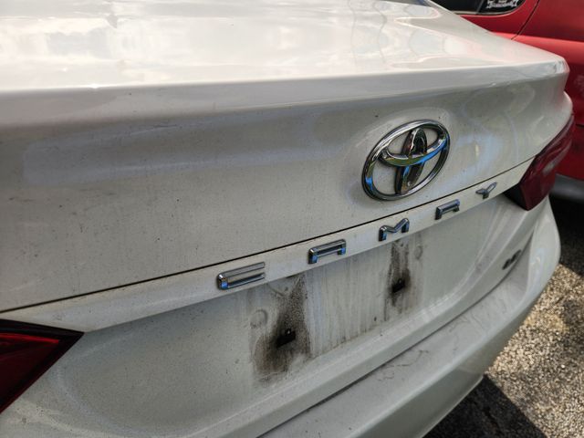 2019 Toyota Camry SE White at Cook Ford