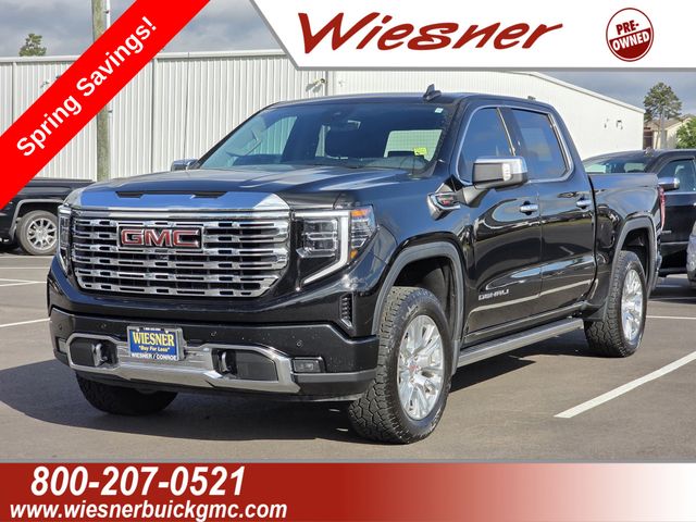 Onyx Black 2024 GMC Sierra 1500 Denali Crew Cab 4WD Pickup Truck Four-Wheel Drive Automatic