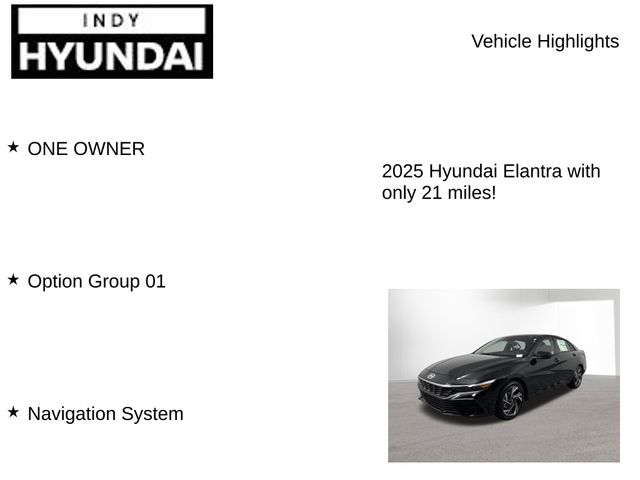 Used 2025 Hyundai Elantra Hybrid For Sale in Indianapolis, IN