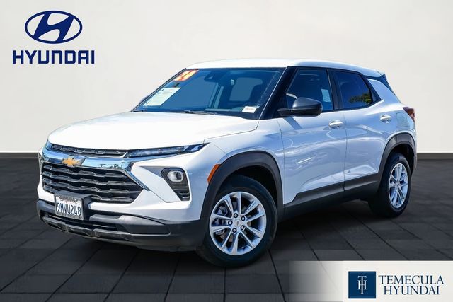 Summit White 2024 Chevrolet Trailblazer LS FWD SUV / Crossover Front-Wheel Drive Continuously Variable Transmission