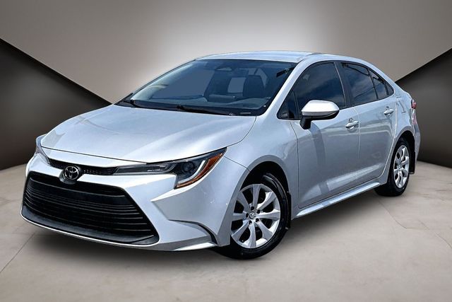 Classic Silver Metallic 2025 Toyota Corolla LE FWD Sedan Front-Wheel Drive Continuously Variable Transmission