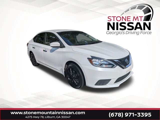 Aspen White 2017 Nissan Sentra Sedan Front-Wheel Drive Continuously Variable Transmission