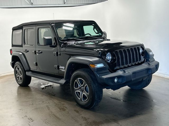 2020 Jeep Wrangler Unlimited Sport S Black at Klick Lewis Buick Chevrolet