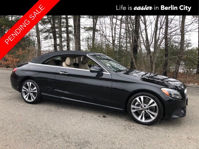 Black 2018 Mercedes-Benz C-Class C 300 Cabriolet 4MATIC Convertible All-Wheel Drive 9-Speed Automatic