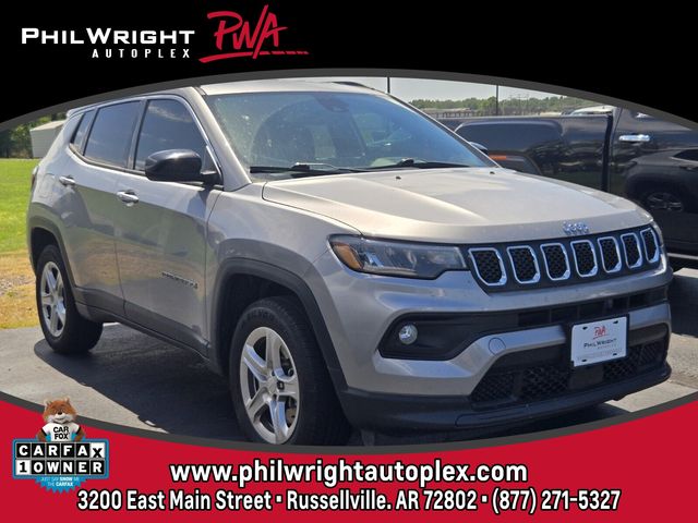 Billet Silver Metallic 2023 Jeep Compass SUV / Crossover Four-Wheel Drive 8-Speed Automatic