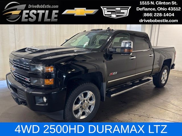 Black 2017 Chevrolet Silverado 2500HD Pickup Truck Four-Wheel Drive 6-Speed Automatic