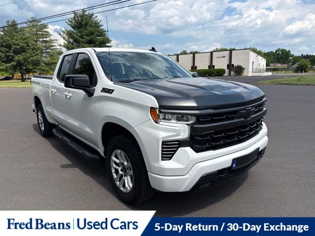 Summit White 2023 Chevrolet Silverado 1500 Pickup Truck Four-Wheel Drive Automatic