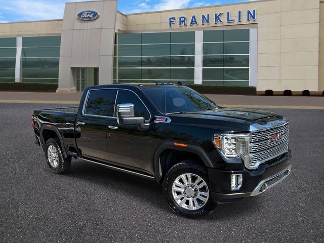 Onyx Black 2023 GMC Sierra 3500HD Denali Crew Cab 4WD Pickup Truck Four-Wheel Drive Automatic