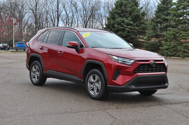 Red (Ruby Flare Pearl) 2025 Toyota RAV4 XLE AWD SUV / Crossover All-Wheel Drive 8-Speed Automatic
