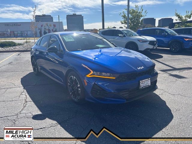 Sapphire Blue 2023 Kia K5 Sedan Front-Wheel Drive 8-Speed Automatic