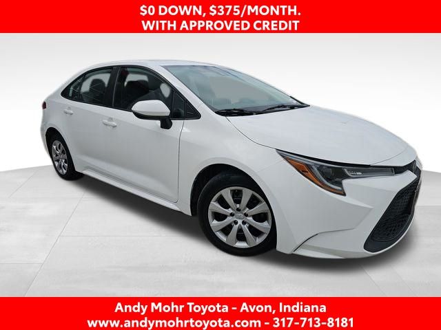 Super White 2020 Toyota Corolla LE FWD Sedan Front-Wheel Drive Continuously Variable Transmission