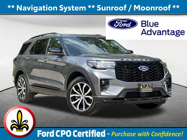 Gray Metallic 2025 Ford Explorer SUV / Crossover All-Wheel Drive Automatic