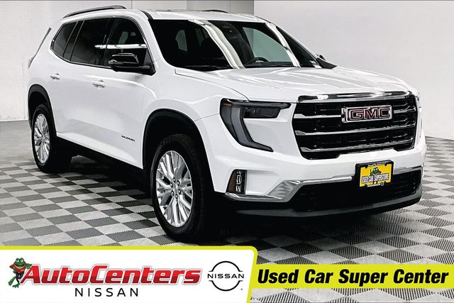 Summit White 2025 GMC Acadia SUV / Crossover Four-Wheel Drive 8-Speed Automatic