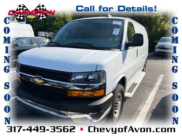 Summit White 2025 Chevrolet Express Cargo Van Rear-Wheel Drive 8-Speed Automatic Overdrive