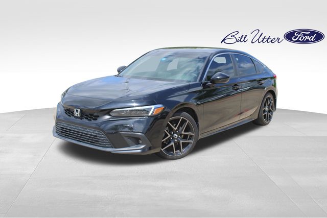 Crystal Black Pearl 2022 Honda Civic Hatchback Sport Touring FWD Hatchback Front-Wheel Drive Continuously Variable Transmission