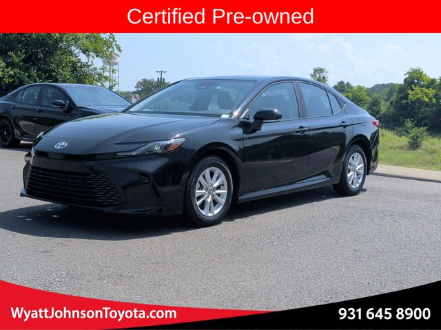 Midnight Black Metallic 2025 Toyota Camry Sedan Front-Wheel Drive Continuously Variable Transmission