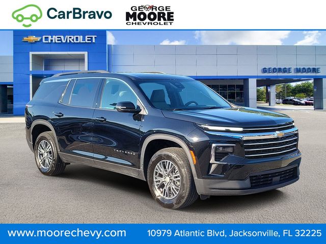 Black Metallic 2025 Chevrolet Traverse SUV / Crossover Front-Wheel Drive 8-Speed Automatic