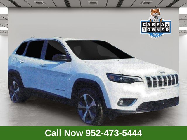 Bright White Clearcoat 2022 Jeep Cherokee Limited 4WD SUV / Crossover Four-Wheel Drive 9-Speed Automatic