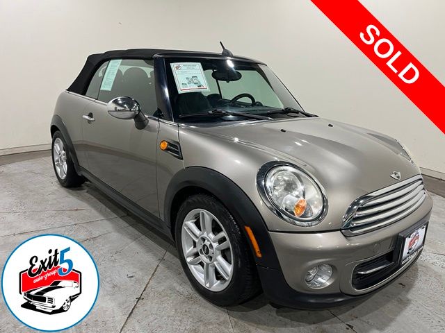 Silver Metallic 2012 MINI Cooper Convertible Front-Wheel Drive 6-Speed Automatic