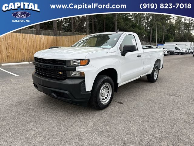 Summit White 2022 Chevrolet Silverado 1500 Work Truck Regular Cab LB 4WD Pickup Truck Four-Wheel Drive 8-Speed Automatic
