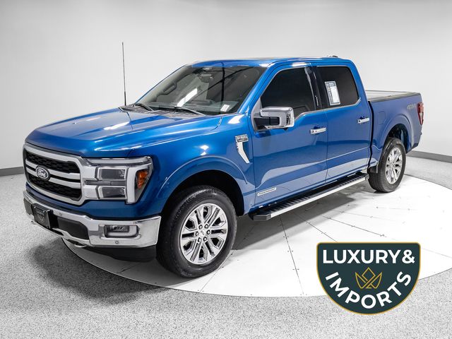 Atlas Blue Metallic 2024 Ford F-150 Pickup Truck Four-Wheel Drive Automatic