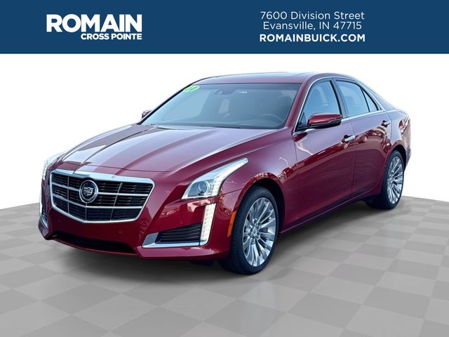 Red Obsession Tintcoat 2014 Cadillac CTS Sedan Rear-Wheel Drive 8-Speed Automatic