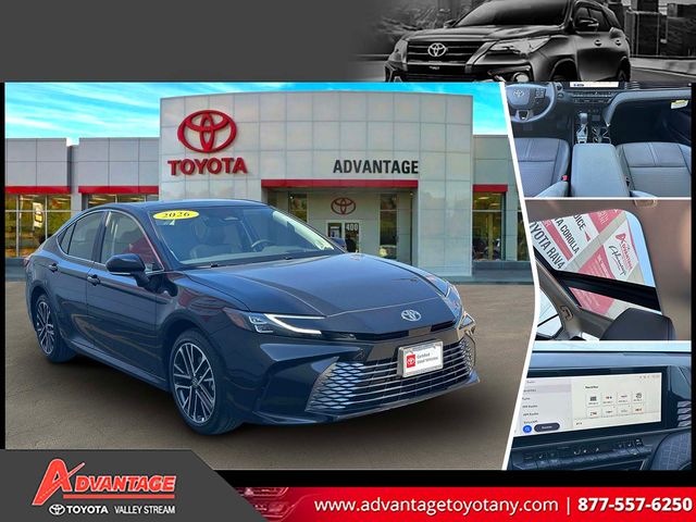 Midnight Black Metallic 2026 Toyota Camry XLE AWD Sedan All-Wheel Drive Continuously Variable Transmission