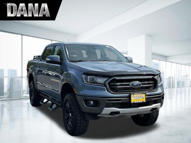Blue (Azure Gray Metallic Tri-Coat) 2023 Ford Ranger Pickup Truck Four-Wheel Drive Automatic