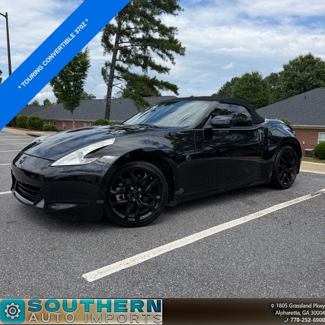 Gray (Magnetic Black Metallic) 2010 Nissan 370Z Convertible Rear-Wheel Drive 6-Speed Manual