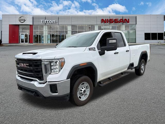 Summit White 2022 GMC Sierra 2500HD Pro Double Cab RWD Pickup Truck 4X2 6-Speed Automatic