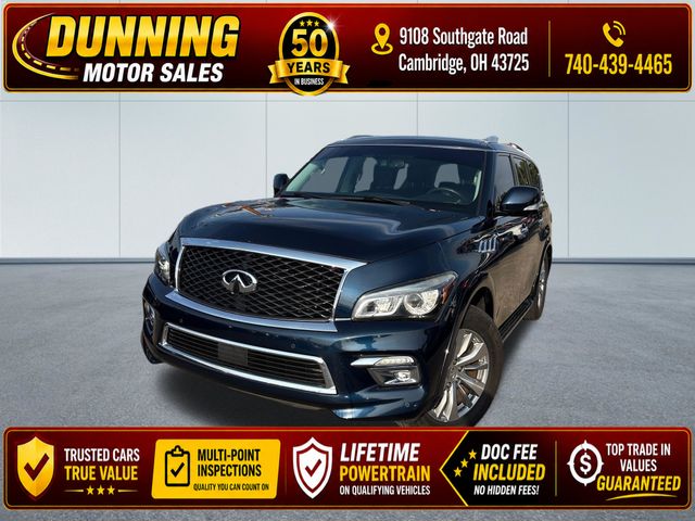 Hermosa Blue 2016 INFINITI QX80 SUV / Crossover All-Wheel Drive 7-Speed Automatic