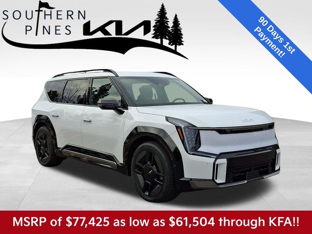 Glacial White Pearl 2026 Kia EV9 GT-Line AWD SUV / Crossover All-Wheel Drive 1-Speed Automatic