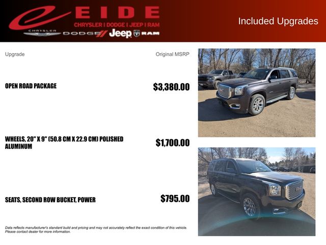 2017 Gray GMC Yukon SLT 4X4 SUV