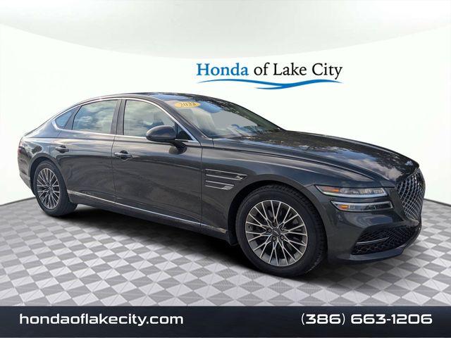Makalu Gray 2022 Genesis G80 2.5T RWD Sedan Rear-Wheel Drive 8-Speed Automatic