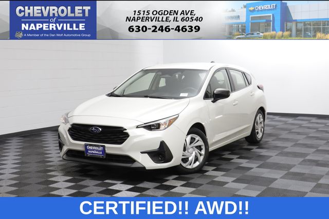 Crystal White Pearl 2024 Subaru Impreza Wagon All-Wheel Drive Continuously Variable Transmission