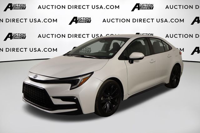 Pearl 2023 Toyota Corolla Sedan Front-Wheel Drive Continuously Variable Transmission