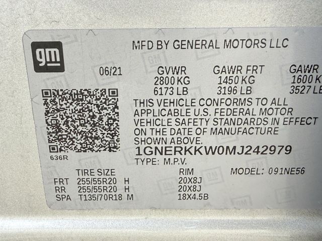 2021 Chevrolet Traverse Premier Silver at Community Honda
