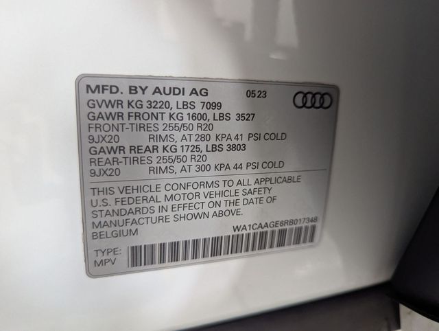 used 2024 Audi Q8 Sportback e-tron car, priced at $44,281