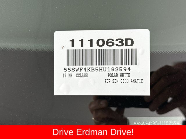 Used 2017 Mercedes-benz C-Class Sedan