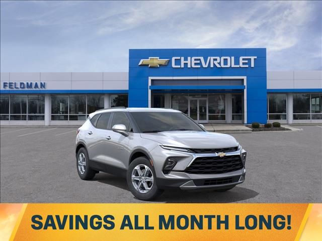 Sterling Gray Metallic 2026 Chevrolet Blazer SUV / Crossover 9-Speed Automatic Overdrive