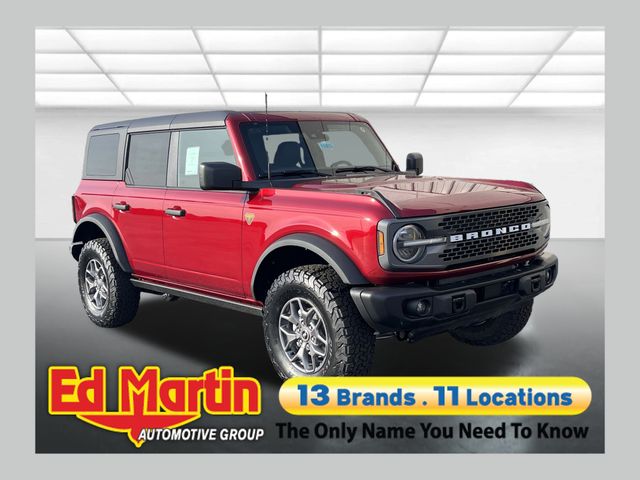 Ruby Red Metallic 2025 Ford Bronco Badlands 4-Door 4WD SUV / Crossover Four-Wheel Drive Automatic