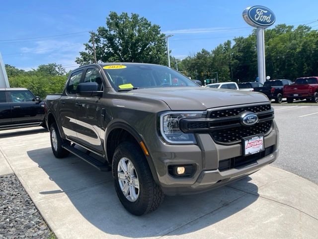 Marsh Gray 2025 Ford Ranger XL SuperCrew 4WD Pickup Truck Four-Wheel Drive Automatic