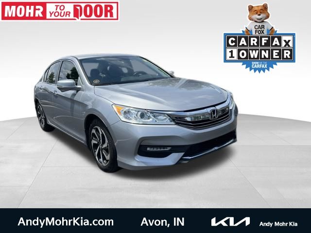 Silver 2017 Honda Accord Sedan Front-Wheel Drive Continuously Variable Transmission