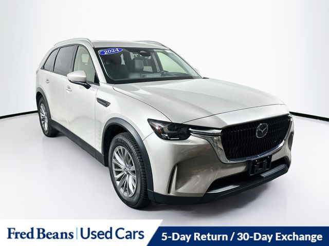Gray (Platinum Quartz) 2024 Mazda CX-90 SUV / Crossover All-Wheel Drive 8-Speed Automatic