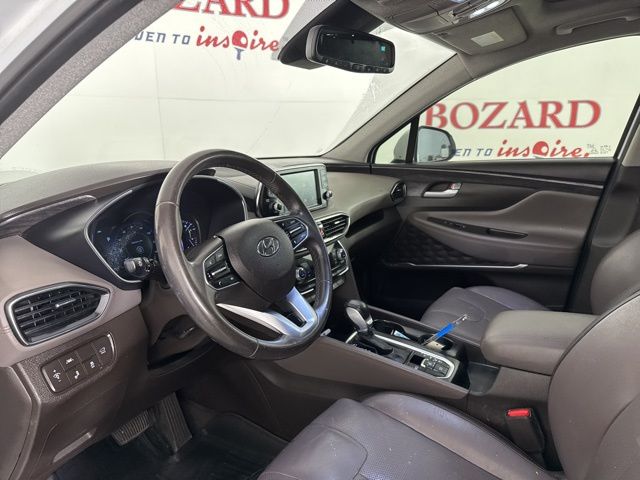 2019 Quartz White Hyundai Santa Fe Limited FWD SUV