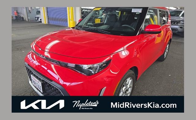 Inferno Red 2025 Kia Soul LX FWD SUV / Crossover Front-Wheel Drive Continuously Variable Transmission